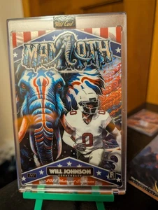 WildCard Jumbo National Exclusive Mammoth Football Will Johnson 1/1 Mojo RC 2025 - Imagen 1 de 1