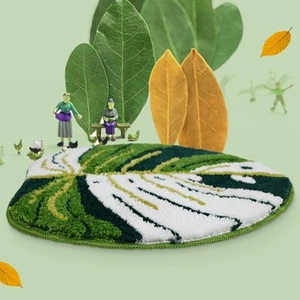 Bathroom Rugs 17" x 24" Extra Soft Green Small Bath Mat Non Slip Machine Wash... - Picture 1 of 7