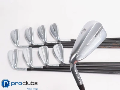 Left Handed Ping G700 4-PW,UW,SW IRON SET Black Dot Regular Flex Graphite 461548 - Image 1 of 4