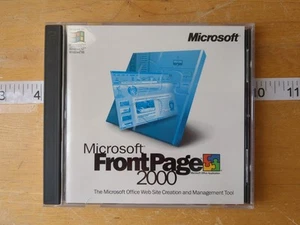 Microsoft FrontPage 2000 CD-ROM Upgrade mit Product Key | Zwei CD Set - Bild 1 von 6