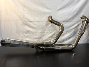 FXR SHORTY EXHAUST 2 INTO 1 HARLEY DAVIDSON - Picture 1 of 5