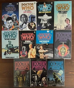 Lot 11 Vintage DR. WHO PBs Novels Star Beast King's Demons Kinda Earthshock - Picture 1 of 1