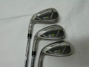 New LH Taylormade M2 17 M 2 iron set 8-PW Stiff flex Steel 8,9,PW irons - Picture 1 of 4