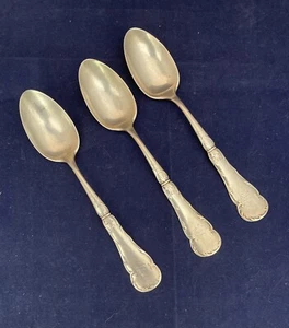 3 antike Luxembourg Reed & Barton Sterling Silber Teelöffel S Monogramm 1890 USA - Bild 1 von 12