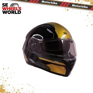 Casco genuino Royal Enfield negro peso ligero cara completa rm 1901 i abs gi - Imagen 1 de 24