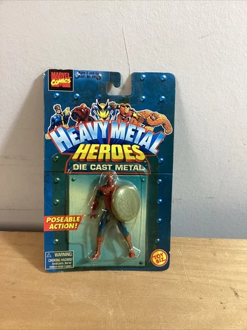 Heavy Metal Heroes Die Cast Metal Spider Man Action Figure New Cover