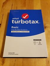 2021 Intuit TurboTax Basic Federal Windows Mac *New Sealed* CD or download