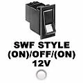 SWF Britax Type 12V (ON)/OFF/(ON) DP Rocker Switch Locating Lamp 511.058
