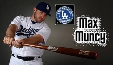 Max Muncy Los Angeles Dodgers Baseball Refrigerator Magnet #01 Cover