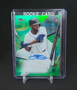 2020 Finest Autographs Green Wave Refractor #FA-TD Travis Demeritte RC Auto /99 - Picture 1 of 3
