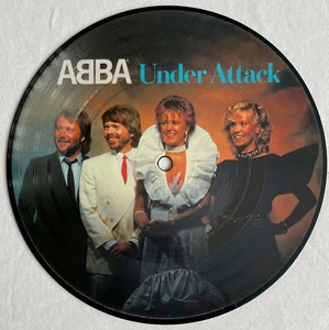 ABBA - Under Attack - Rare Original 1982 UK 7" Picture Disc (Vinyl Record) - Bild 1 von 2