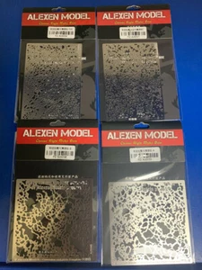 Alexen Tool Corrosion Stain Template Leakage Spray Plate para el modelo militar 4pcs - Imagen 1 de 5