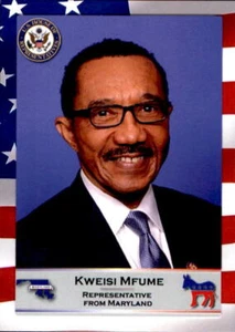 2020 United States Congress #288 Kweisi Mfume Baltimore Maryland Morgan State  - Picture 1 of 2