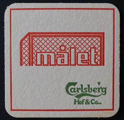 Sous-bock bière CARLSBERG Hof Malet beermat coaster 1 - Photo 1/2