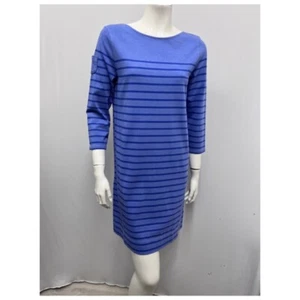 Vineyard Vines Dress Overdyed LS Stripe Knit Dress NWT Marlin Color Size XS - Picture 1 of 9