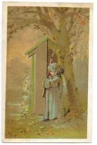 Chiffre 1 - Un - Chromo - Trade card - Imagen 1 de 2