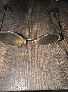 Women's Gold Wire Rim Sunglasses - Picture 1 of 3