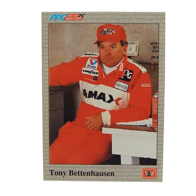 Tony Bettenhausen Indy Car World Series A & S Racing Collectables Card #6 - Image 1 of 2