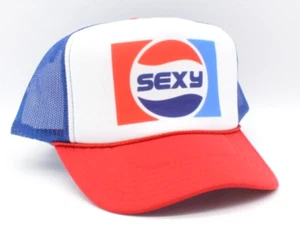 Sombrero de camionero SEXY de colección gorra de malla sombrero de camionero espalda a presión ajustable - Imagen 1 de 4