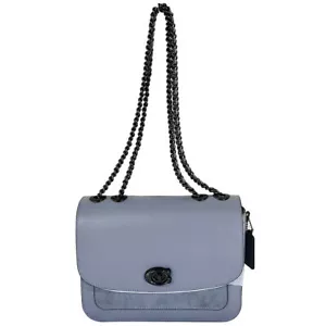 Borsa a tracolla Coach in pelle mista con tasca in camoscio Madison, granito - Foto 1 di 9