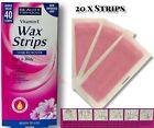 Wax Strips Waxing Leg and Body Bikini Vitamin E Wax Strips 1-100 wax Strips