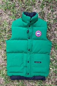 Canada Goose Freestyle Crew Vest Green Unisex Size Xs Fits S Down Insulated - Picture 1 of 12