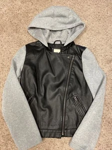 LN CHEROKEE PLEATHER SWEATSHIRT HOODIE, Large 10/12 - Picture 1 of 3