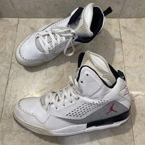 Nike Jordan SC-3 Flight Sneakers Mens 13 White Cement Shoes Basketball - Picture 1 of 6