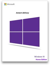 Instant Windows 10 Home 32/64bit Genuine Key Product Code / Win 10 Home