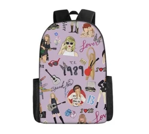 Taylor Swift Eras Tour Albums Inspired School Travel Gym Backpack Carry Bag