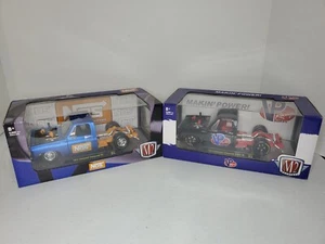 M2 Machines 1:24 Scale , 1973 Chevrolet Cheyenne Super 10 ( Lot Of 2 ) VP & NOS - Picture 1 of 12