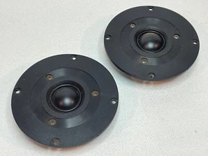 Pair of Quality Vintage SISO Denmark 1" Dome Tweeters 6 ohm D25 TG-5 - SEAS/VIFA - Foto 1 di 8