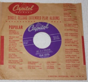 FRANK SINATRA - Not As Stranger / How Could You Do ... (Original 1955 7" Vinyl) - Foto 1 di 2