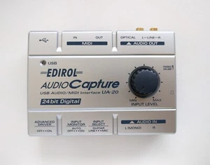 Roland EDIROL UA-20 Audio Capture USB MIDI Interface 24 bit Digital - Picture 1 of 2