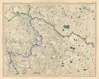 YORKSHIRE DALES, North Riding. Westmoreland, SE Durham. Richmond. CARY 1832 mapa