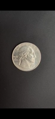 Bessie Coleman Mint Error 2023 P Quarter, “In Cod We Trust” - Image 1 of 4