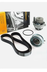 CONTI Zahnriemen + Spannrolle + Wasserpumpe für Audi A3 A4 Seat Skoda VW 1.6 - Picture 1 of 3