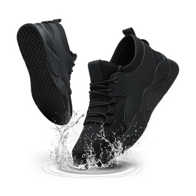 ulogu Steel Toe Shoes Men's & Women's Safety Work Boots Size 12.5/10.5 - Image 1 of 4