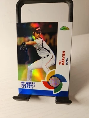 2009 Topps Chrome World Baseball Classic Yu Darvish Blue Refractor # 46/199 - Image 1 of 2