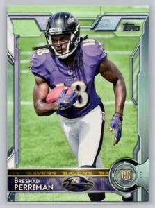 Topps #409 Breshad Perriman Baltimore Ravens RC 2015 - Imagen 1 de 2