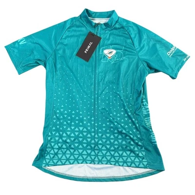 Camiseta deportiva de ciclismo Primal para mujer Miami Dolphins Cancer Challenge 25 talla M   Foto 1 de 4