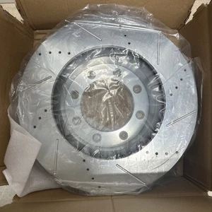 PowerStop AR85153XL se adapta a Ford 13-16 Super Delantero Izquierdo Taladrado y Ranurado Rotor NUEVO - Imagen 1 de 3