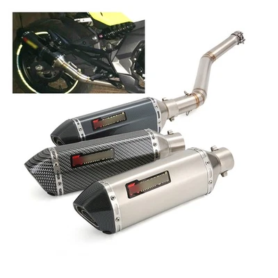 650NK MT650 Slip On für CF-Moto 400NK Roller Auspuff Spitzen Mittelrohr Endschalldämpfer - Bild 1 von 4