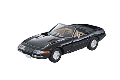 Tomytec TLV 1/64 Ferrari 365 GTS4 nero 302216 modello Giappone - Immagine 1 di 4