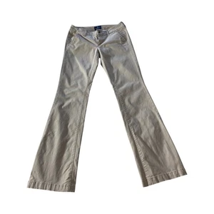American Eagle Outfitters Khaki Kick Boot Stretch Hose Größe 2 - Bild 1 von 7