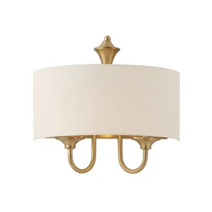 Natural Aged Brass One Light Wall Sconce from the Bongo Collection - Picture 1 of 1