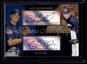 2006 Topps Co-Signers Dual Hendrickson/Hill Auto #CS-53 - Picture 1 of 2