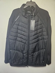 Herren Walter Hagen P11 Hybrid Golf Jacke schwarz #MGA36153 Gr. XL neu mit Etikett $ 118 - Bild 1 von 15