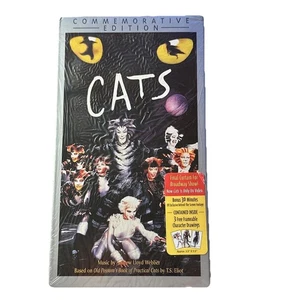 Cats VHS Elaine Paige Sir John Mills Musical Two Tape Set Commemorative Edition - Picture 1 of 2
