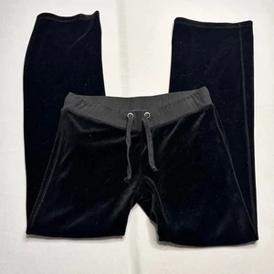 Miss Me Vintage Y2K Velor Black Track Sweat Pants Size Medium - Bild 1 von 5